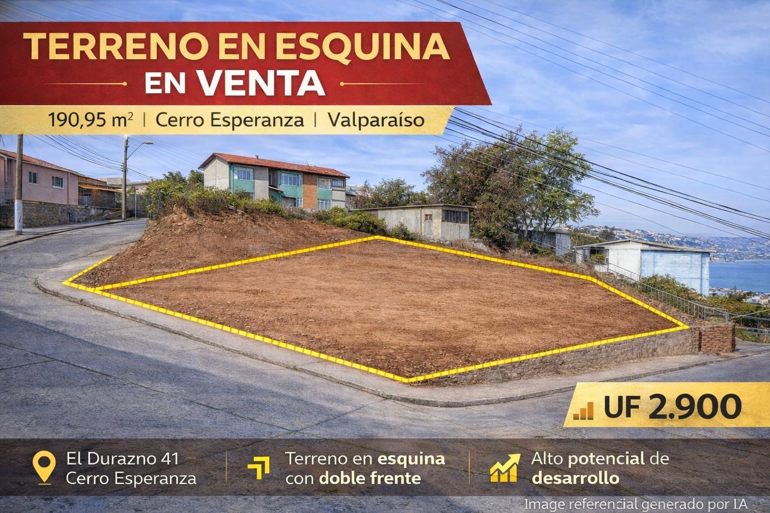 Oportunidad Venta Terreno de 190,95 m2 en C° Esperanza Valparaíso - Imagen 7